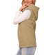 thumbnail image 4 of INSPIRE CHIC Chaleco Acolchado para Mujer de Invierno sin Mangas Sobredimensionado con Capucha y Cremallera M Caqui, 4 of 6