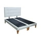 thumbnail image 1 of Cama King Ecocuero Blanco, 1 of 3