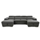 thumbnail image 3 of U Shaped Sleeper Sofa, 121 inch Overisze - 2 in 1 Pull Out Bed, Sectional Sleeper Sofa with Double Storage Chaise for Living Room Furniture, Charcoal Grey, 3 of 3
