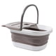 thumbnail image 1 of Cubo Para Baño De Pies, Ahorro De Espacio, Cubo Para Baño De Pies Grande Y Duradero, Bañera Plegable Para Pies, Color Blanco Y Gris, 1 of 5