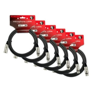 Kirlin - Pack 6 Cablemicrofonoseriecxlr3M Mpc6-280-3