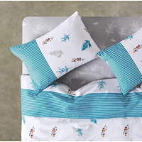 Genérico - Combo Sabanas Cannon 2 Plazas 144 Hilos Y 2 Almohadas Almond