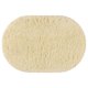 thumbnail image 1 of REGALWOVEN Alfombras de Baño Ovaladas Shaggy Absorbentes Suaves Alfombra de Baño Beige 20" x 32", 1 of 5