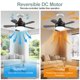 thumbnail image 5 of Ventilador de Luz WZZIW 45 cm Regulable 3000K‑6500K con Control Remoto, 5 of 9