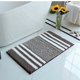 thumbnail image 1 of suxuMhao Tapetes de Baño, Tapete de Baño Marrón a Rayas, Tapete de Piso Suave Absorbente Antideslizante, 15.7 X 23.6 Inch 1 Pack, Tapete Decorativo de Poliéster Lavable para Baño Interior Uso Diario, 1 of 4