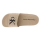 thumbnail image 2 of Sandalia Slide Calvin Klein Arin para mujer, color topo, 2 of 6