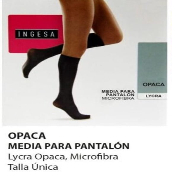 Medias pantalón opaca 60 denier TU negro