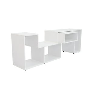 Fmfurniture - Rack Tv 40 Extensible Fm-036B - Blanco