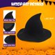 thumbnail image 3 of Sombrero de bruja JOVANJA negro de lana, 56‑58 cm, con pico, 3 of 7