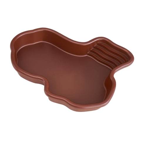 Ioensy - Decoraciones De Piscina De Baño De Reptiles, Cuenco Para Reptiles Para Hámster, Tortuga, Camaleón Sin Manguera