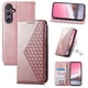 thumbnail image 5 of Funda Flip FOXDOCK para Samsung Galaxy S24 Plus , Estilo Billetera con Diseño Rombo, Correa de Mano y Soporte, Uso Diario, 5 of 6