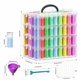 thumbnail image 2 of Caja de almacenamiento VANSUNS de 4 niveles con 208 compartimentos para pintura de diamantes, 2 of 8