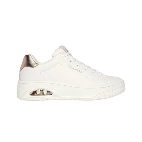 Zapatillas Skechers Mujer Uno Court - Courted Blanco 7.5 Us / 24.5 Cen