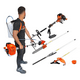 thumbnail image 2 of Orilladora Fumigadora 5 En 1 Erux Motor 52cc, Profesional Naranja, 2 of 3