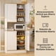 thumbnail image 2 of Mueble De Cocina De Pata Estante Con Vidrio 60x30x183cm Blanco, 2 of 8