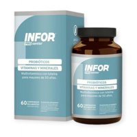 Infor - Pro Senior Probioticos Vitaminas Y Minerales 60 Compr -