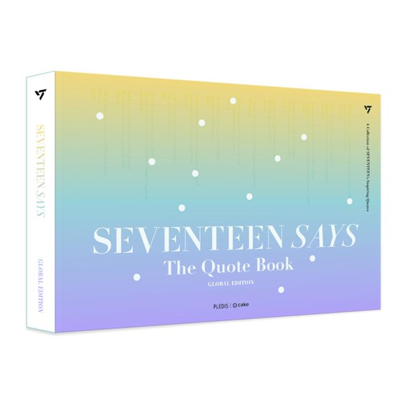 Libro de citas cake SEVENTEEN Edición Global - Más de 150 citas