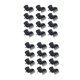 thumbnail image 4 of 24Pc Plástico Hot Roller Super Clips Hair Curler Claw Clamp Para Mujer Negro, 4 of 5