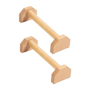 Ioensy - 2X Soportes Para Flexiones Soporta Cómodas Paralelas De Madera Para Gimnasio Deportivo L