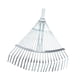 thumbnail image 1 of Escoba de hojas de jardín, rastrillo de Metal telescópico, escoba de césped extensible de 29-46cm, escoba de hojas ajustable para limpieza de arbustos, 1 of 5