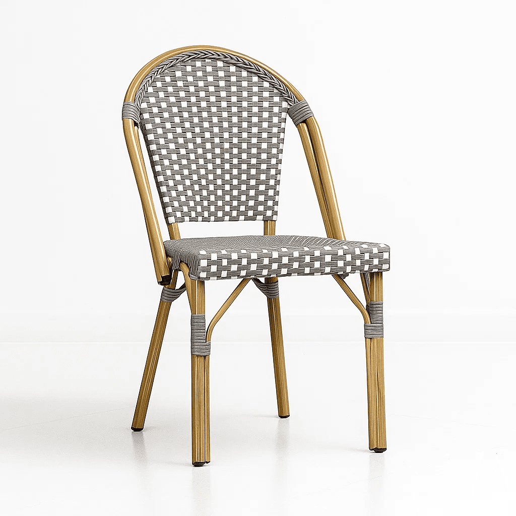 Klik Muebles - Silla Bistro De Exterior Resistente Al Agua Y Al Sol