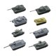 thumbnail image 3 of 8 Piezas DIY 1: 144 Modelo De Tanque Miniatura De Alta Simulación Para Ni?os Modelo De Ensamblaje, 3 of 5