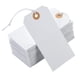 thumbnail image 1 of 100 Uds etiquetas de regalo con cadena etiquetas colgantes en blanco con agujero etiqueta de papel DIY etiquetas de precios de joyería para favores de 12x6cm, 1 of 5