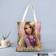 thumbnail image 2 of Tangled: Rapunzel, la Princesa Bolso de tela con estampado de lienzo para mujer, bolsa de compras reutilizable y estética, con cremallera interior, regalo para mujer,40*45cm., 2 of 6