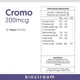 thumbnail image 2 of Cromo 200mcg - 120 Caps | Biostream, 2 of 3