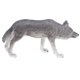 thumbnail image 2 of Figuras de animales de plástico modelo para regalo de los ni?os Decoración para el hogar Lobo caminando gris, 2 of 5