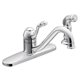 thumbnail image 2 of Grifo de cocina Moen Lindley de una manija cromado con rociador lateral, 2 of 6