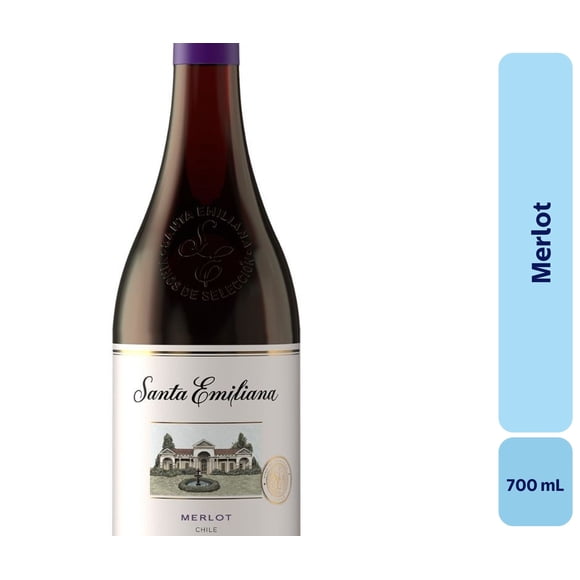Vino Merlot Botella, 700 mL