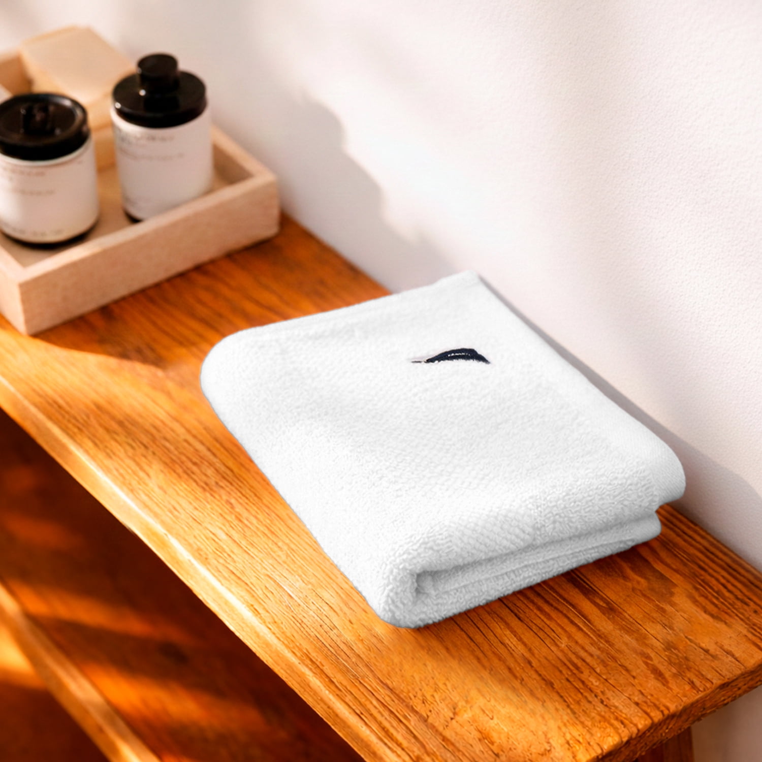 Toalla De Mano Heaven Nautica 100% Algodón Alta Absorbencia Blanca