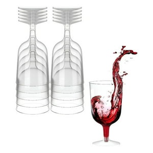 Disparo - Set 40 Copas Vino Acrilico 177Ml Copa 6Oz Desechable