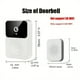 thumbnail image 2 of 1 Pack, Video Doorbell Wireless Smart Camera Visual Smart Doorbell Wireless Network Camera, Mobile Phone Monitoring Two-way Call Automatic Photo Cloud Storage Voice Change Call (FCC Certification), 2 of 3