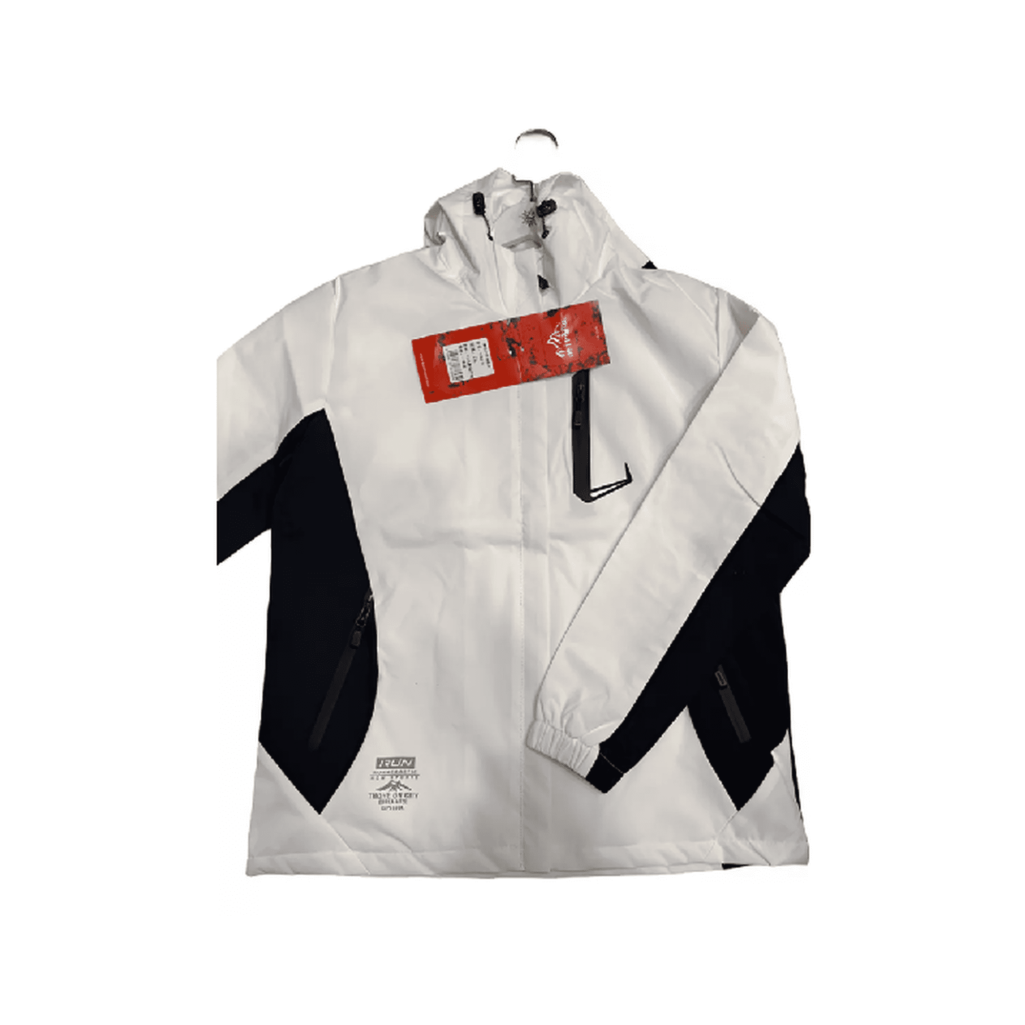 Genérico - Chaqueta Cortaviento Deportiva Ultra Liviana Micropolar Blanco, Talla Xs