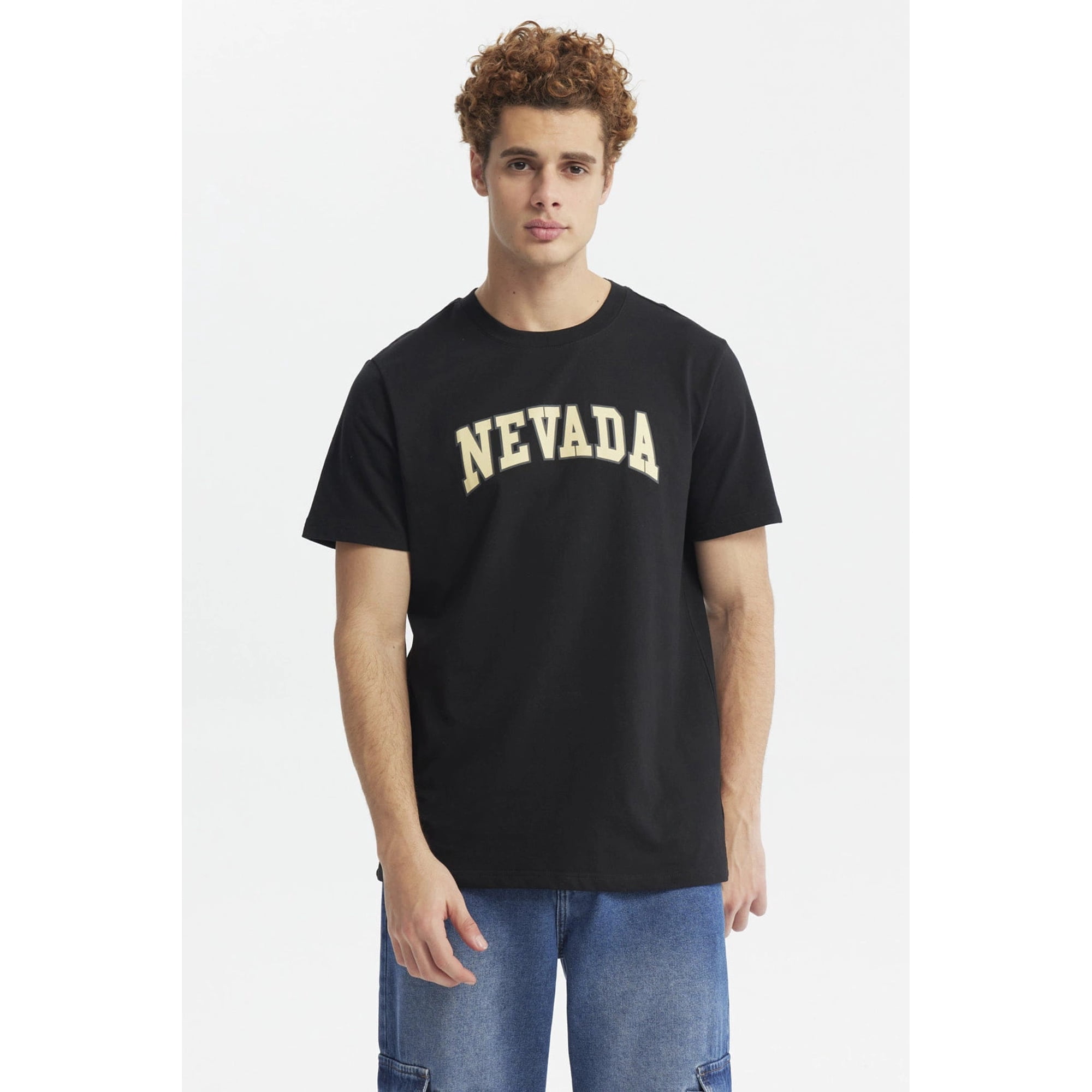 Fashionspark - Polera Hombre Regular Fit City Negro