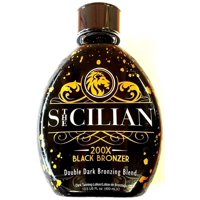 Loción Bronceadora The Sicilian 200X Dark Black Bronzer 400 Ml