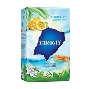 Taragui Yerba Mate Sabores Maracuya Tropical 500 Gr