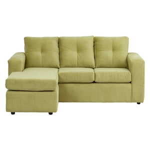 Muebles América - Seccional Emilia Felpa Pistacho