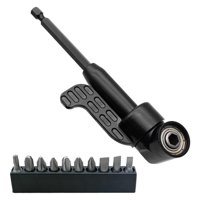 Ioensy - Soporte De Broca Negro Adaptador De Accionamiento De Eje Hexagonal Herramienta Eléctrica De Broca Magnética 150G