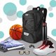 thumbnail image 2 of Mochila WOLT para baloncesto, fútbol y voleibol para todas las edades, color negro, 2 of 7