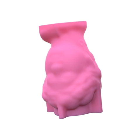 Magideal - Jarrón De Silicona Modelo Portalápices Resina Fundición Florero Modelo Hecho A Mano Artesanía Fabricación De Yeso De Hormigón Para Dormitorio Oficina