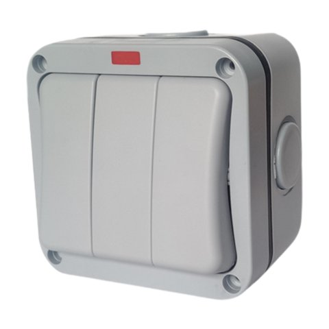 Bothyi - Interruptor De Pared Resistente Al Agua Ip66 Para Jardín, Patio, Obra De Construcción