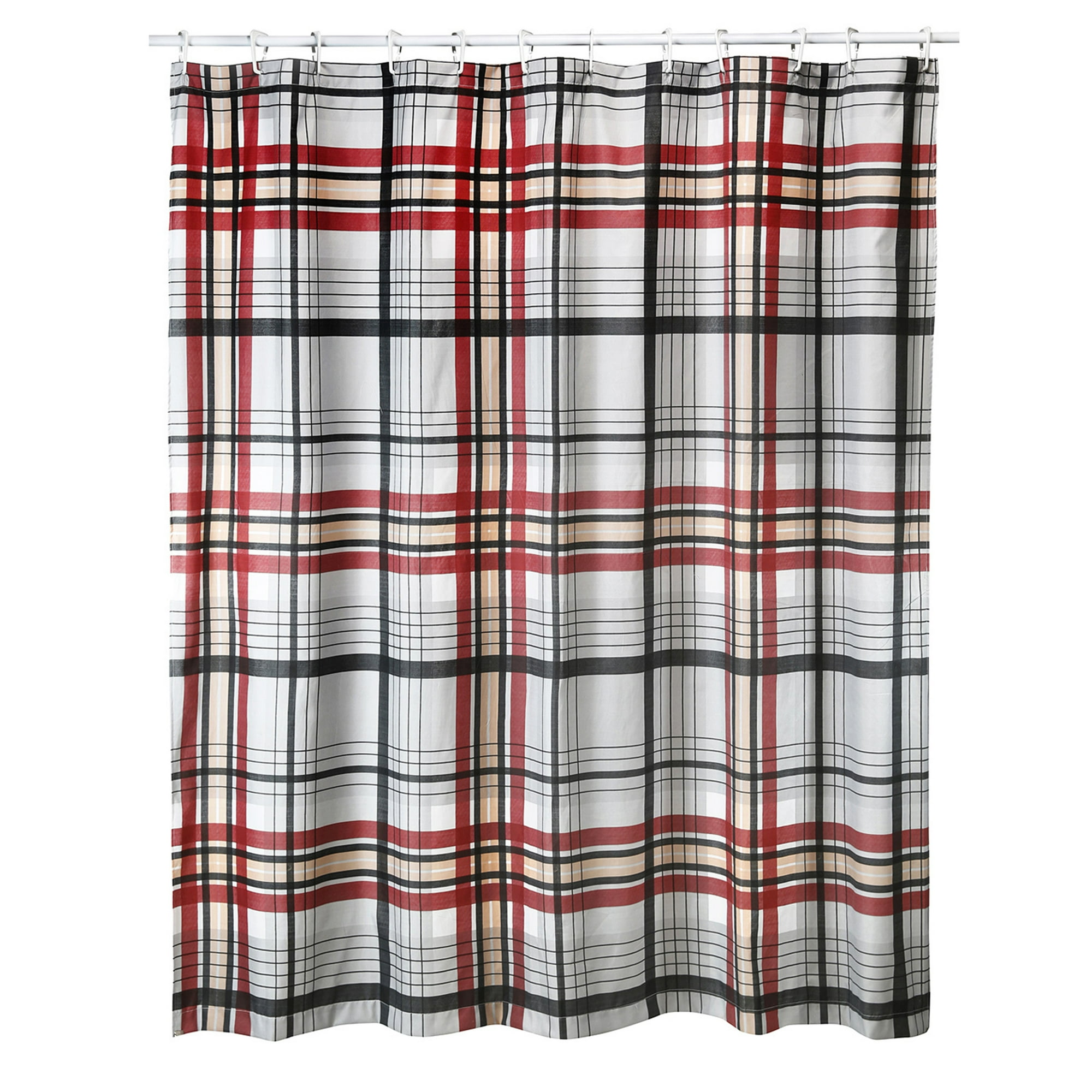 Mallorca - Cortina Para Baño Diseño Glasgow Con Forro 2 Piezas