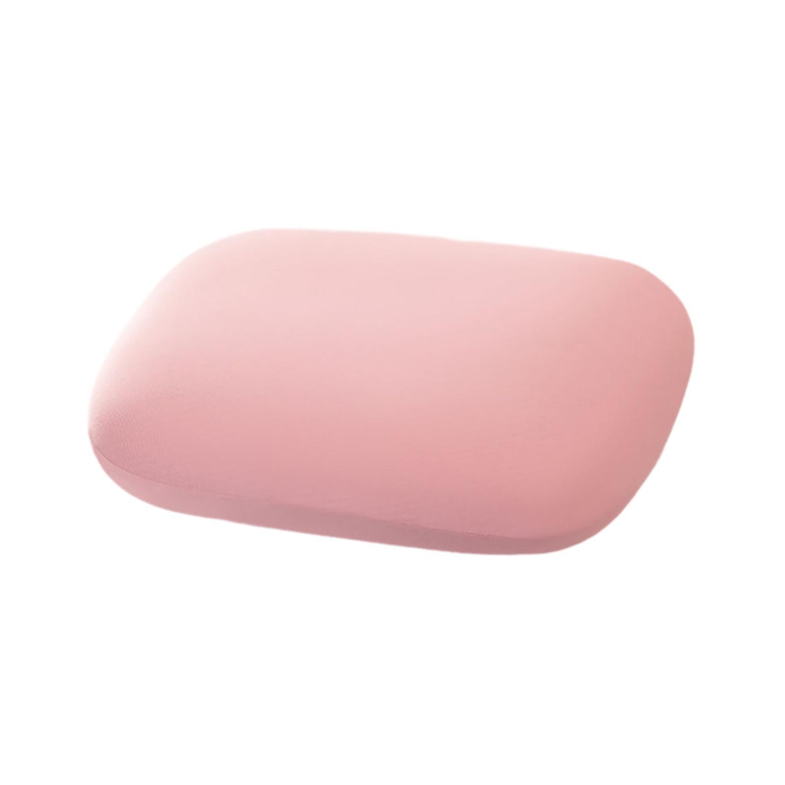 Bothyi - Almohada De Apoyo Para El Cuello De Espuma Viscoelástica Suave Para Dormir, Acampar, Oficina, Color Rosa