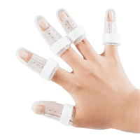 Genérico - Inmovilizador Ferula Ajustable Para Dedo Artritis Pack 6 Und Transparente