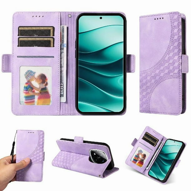 Carcasa FOXDOCK Xiaomi Redmi Note 14 Pro 5G de cuero PU, diseño acolchado clásico, protección contra caídas y rayones