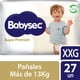 thumbnail image 1 of Pañales de Bebé Babysec Super Premium XXG, 27 Un, 1 of 7