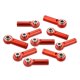 thumbnail image 2 of Vínculos De Cabeza De Bola De Metal M4 Junta De Extremo De Varilla De Tracción Para 1/10 1/8 RC Car Red, 2 of 5